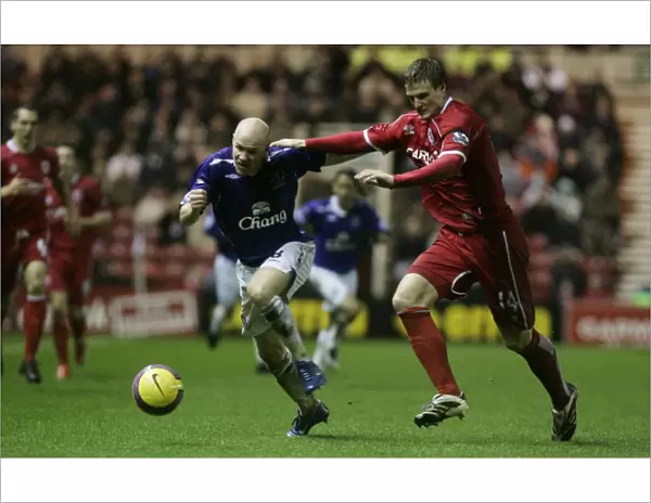 Everton vs Middlesbrough: Andrew Johnson vs Robert Huth - Clash in the Barclays Premier League (01 / 08)
