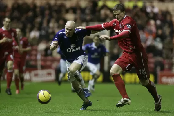 Everton vs Middlesbrough: Andrew Johnson vs Robert Huth - Clash in the Barclays Premier League (01 / 08)