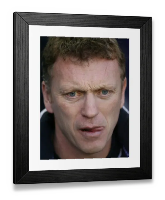 Framed Print : Football - Everton v Oldham Athletic FA Cup Third Round - Goodison Park - 07 / 08 - 5 / 1 / 08 Everton manager David Moyes during the match Mandatory Credit: Action Images / Framed Print : Football - Everton v Oldham Athletic FA Cup Third Round - Goodison Park - 07 / 08 - 5 / 1 / 08 Everton manager David Moyes during the match Mandatory Credit: Action Images /