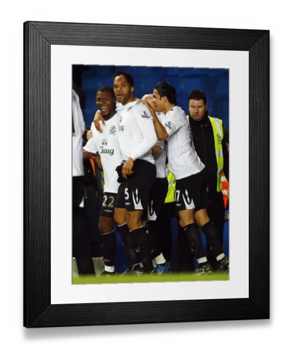 Framed Print : Yakubu's Strike: Everton's Historic Goal in Carling Cup Semi-Final vs. Chelsea (8 / 1 / 08) Framed Print : Yakubu's Strike: Everton's Historic Goal in Carling Cup Semi-Final vs. Chelsea (8 / 1 / 08)