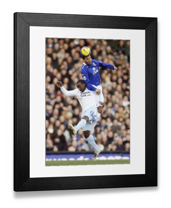 Framed Print : Football - Everton v Manchester City Barclays Premier League - Goodison Park - 12 / 1 / 08 Evertons Joleon Lescott (R) in action against Manchester Citys Darius Vassell Mandatory Credit: Action Images / Carl Recine Livepic Framed Print : Football - Everton v Manchester City Barclays Premier League - Goodison Park - 12 / 1 / 08 Evertons Joleon Lescott (R) in action against Manchester Citys Darius Vassell Mandatory Credit: Action Images / Carl Recine Livepic