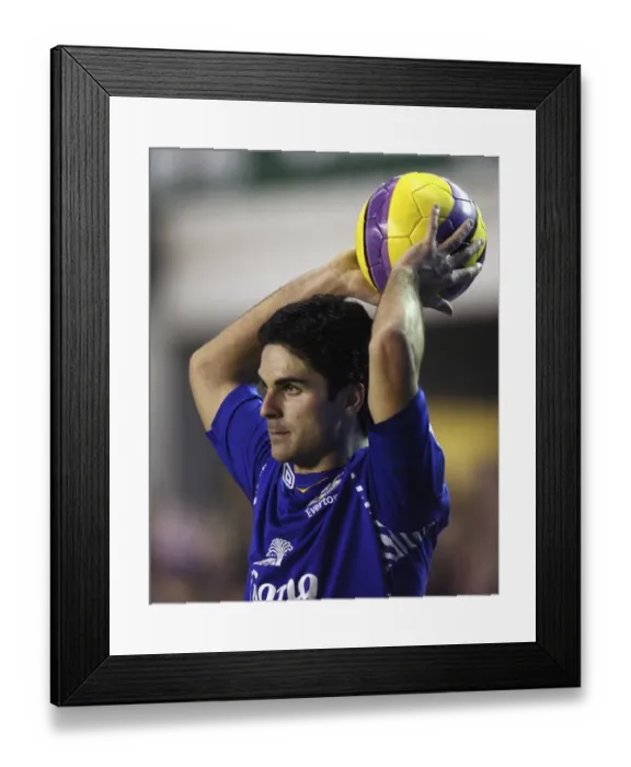Framed Print : Mikel Arteta in Action: Everton vs Manchester City, Premier League Showdown at Goodison Park (12 / 1 / 08) Framed Print : Mikel Arteta in Action: Everton vs Manchester City, Premier League Showdown at Goodison Park (12 / 1 / 08)