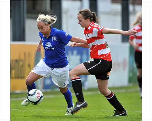 Toni Duggan in Action: Everton Ladies vs Doncaster Rovers Belles, FA Womens Super League, Arriva Stadium