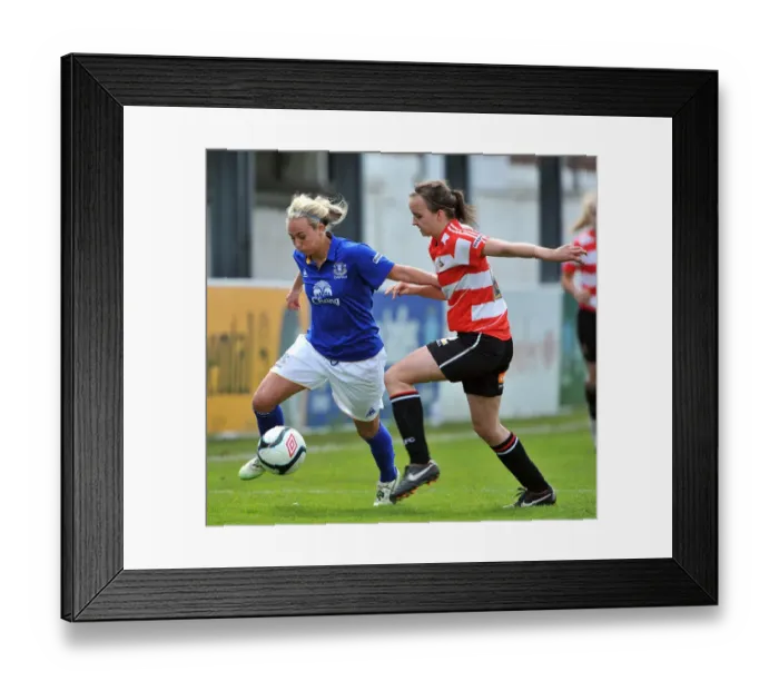 Framed Print : Toni Duggan in Action: Everton Ladies vs Doncaster Rovers Belles, FA Womens Super League, Arriva Stadium Framed Print : Toni Duggan in Action: Everton Ladies vs Doncaster Rovers Belles, FA Womens Super League, Arriva Stadium