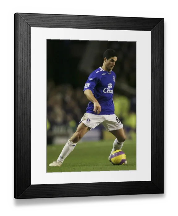 Framed Print : Football - Stock - 07  /  08 - 30  /  1  /  08 Mikel Arteta - Everton Mandatory Credit