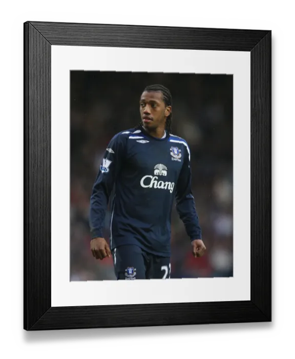 Framed Print : Manuel Fernandes in Action: Everton Football Club, 07 / 08 Season Framed Print : Manuel Fernandes in Action: Everton Football Club, 07 / 08 Season