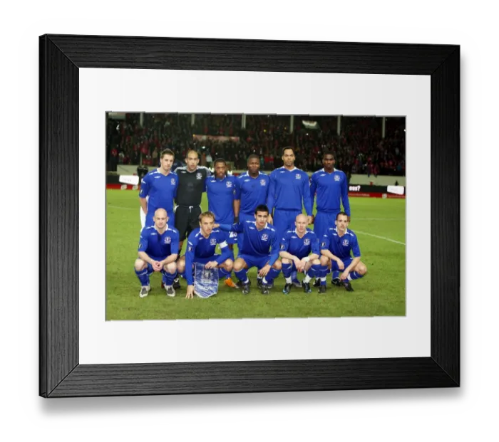 Framed Print : Everton vs. SK Brann: UEFA Cup Third Round First Leg at Brann Stadium Framed Print : Everton vs. SK Brann: UEFA Cup Third Round First Leg at Brann Stadium