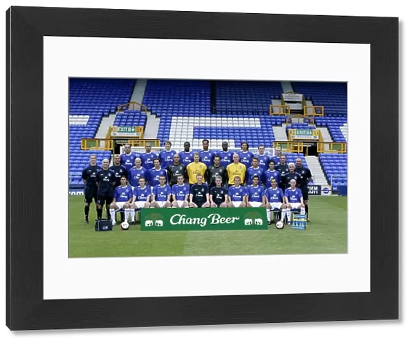 Everton Football Club 2006-07 Team Photocall at Goodison Park