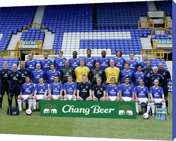 Everton Football Club 2006-07 Team Photocall at Goodison Park