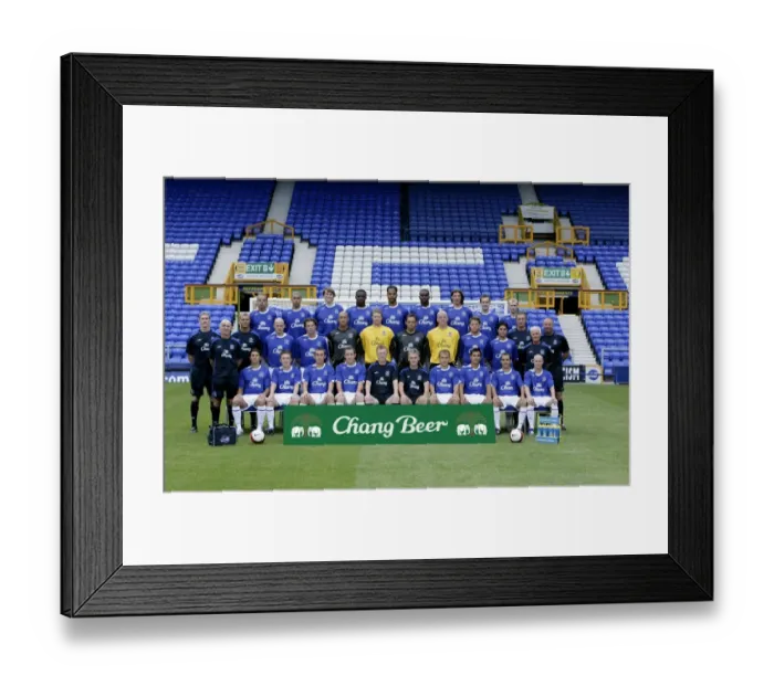 Framed Print : Everton Football Club 2006-07 Team Photocall at Goodison Park Framed Print : Everton Football Club 2006-07 Team Photocall at Goodison Park