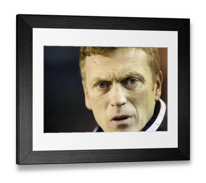 Framed Print : David Moyes and Everton Face SK Brann in UEFA Cup Showdown at Goodison Park