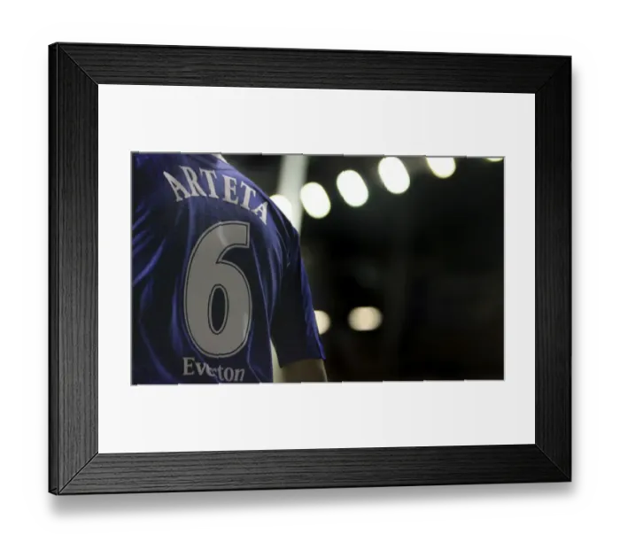 Framed Print : Mikel Arteta in Action: Everton vs. SK Brann, UEFA Cup Third Round Second Leg at Goodison Park Framed Print : Mikel Arteta in Action: Everton vs. SK Brann, UEFA Cup Third Round Second Leg at Goodison Park