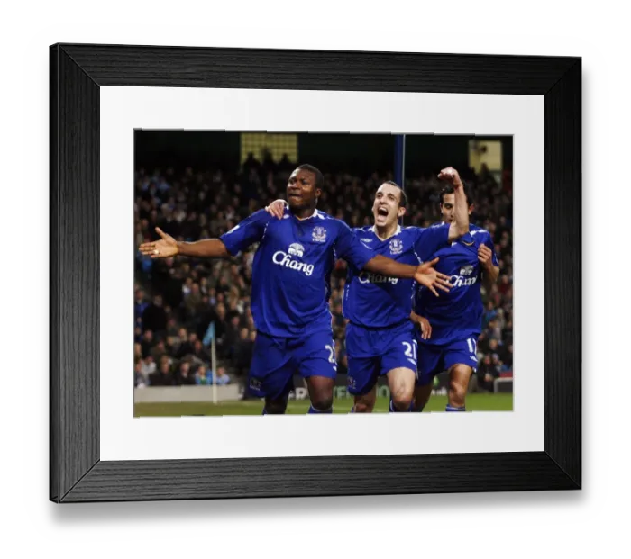 Framed Print : Yakubu's Historic Goal: Everton at Manchester City, Barclays Premier League - February 25, 2008 Framed Print : Yakubu's Historic Goal: Everton at Manchester City, Barclays Premier League - February 25, 2008