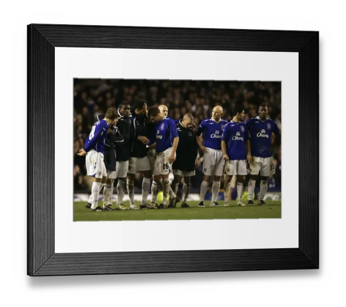 Framed Print : Jagielka's Missed Penalty: Everton's Disappointment in UEFA Cup Fourth Round Against Fiorentina (07 / 08) Framed Print : Jagielka's Missed Penalty: Everton's Disappointment in UEFA Cup Fourth Round Against Fiorentina (07 / 08)