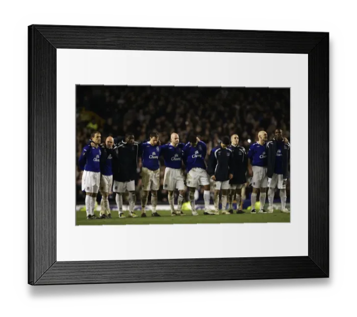 Framed Print : Football - Everton v Fiorentina UEFA Cup Fourth Round Second Leg - Goodison Park Framed Print : Football - Everton v Fiorentina UEFA Cup Fourth Round Second Leg - Goodison Park