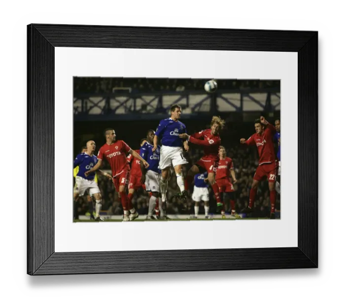 Framed Print : Phil Jagielka's Determined Performance: Everton vs Fiorentina, UEFA Cup Fourth Round Second Leg, 2008 Framed Print : Phil Jagielka's Determined Performance: Everton vs Fiorentina, UEFA Cup Fourth Round Second Leg, 2008