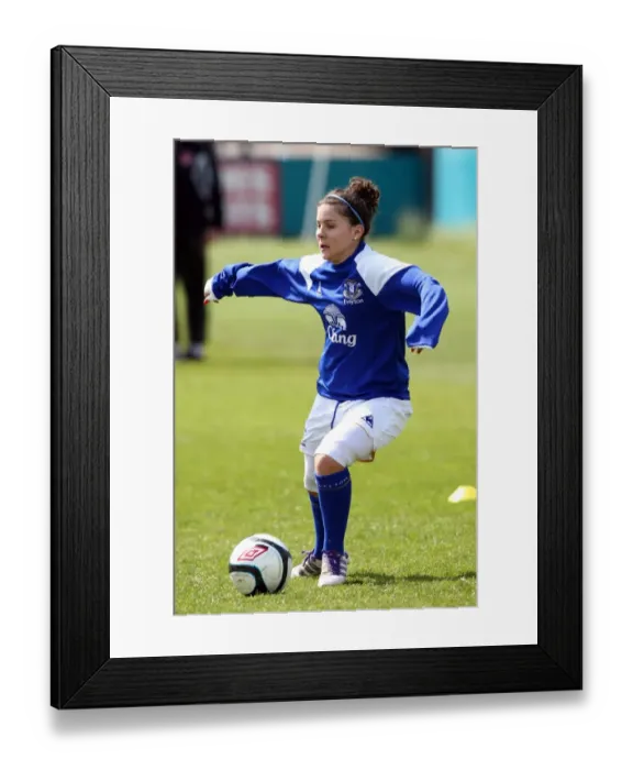 Framed Print : FA WSL Showdown at Arriva Stadium: Brooke Chaplen's Unforgettable Performance for Everton Ladies vs. Lincoln Ladies (06 May 2012) Framed Print : FA WSL Showdown at Arriva Stadium: Brooke Chaplen's Unforgettable Performance for Everton Ladies vs. Lincoln Ladies (06 May 2012)