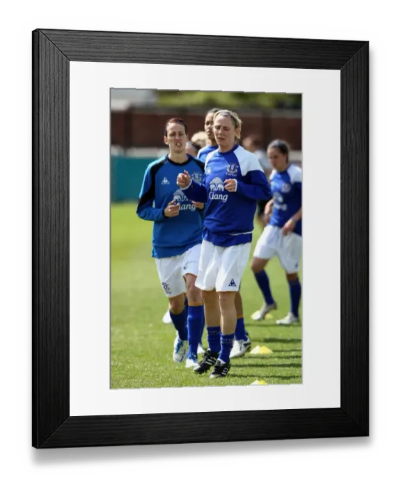 Framed Print : Everton Ladies vs. Lincoln Ladies: FA Women's Super League Showdown at Goodison Park (6 May 2012) Framed Print : Everton Ladies vs. Lincoln Ladies: FA Women's Super League Showdown at Goodison Park (6 May 2012)