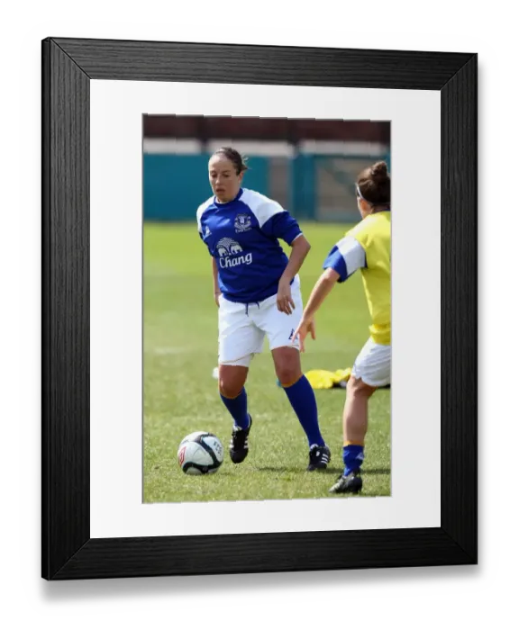 Framed Print : FA Womens Super League Showdown: Everton Ladies vs. Lincoln Ladies at Arriva Stadium (6 May 2012) - Amy Kane in Action Framed Print : FA Womens Super League Showdown: Everton Ladies vs. Lincoln Ladies at Arriva Stadium (6 May 2012) - Amy Kane in Action