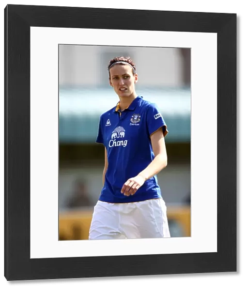 Jill Scott at Goodison Park: Everton Ladies vs. Lincoln Ladies, FA Womens Super League (6 May 2012)