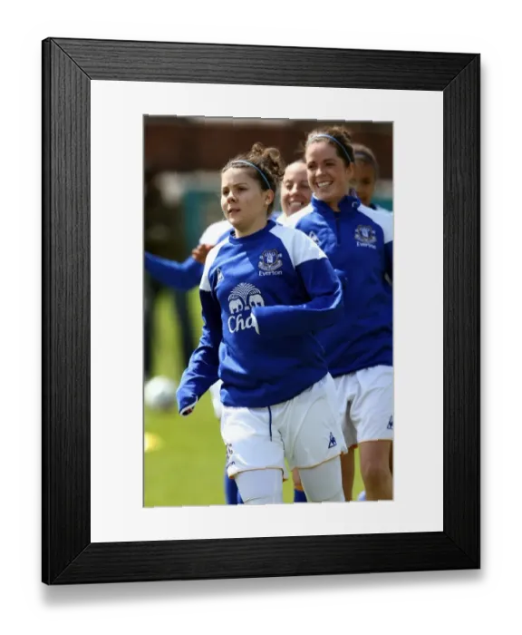 Framed Print : Determined Brooke Chaplen Shines in Everton Ladies FA WSL Showdown vs. Lincoln Ladies (06 May 2012) Framed Print : Determined Brooke Chaplen Shines in Everton Ladies FA WSL Showdown vs. Lincoln Ladies (06 May 2012)