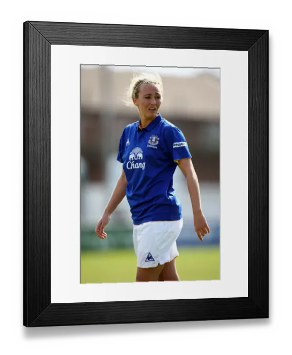 Framed Print : Everton's Toni Duggan in Action: Everton Ladies vs. Lincoln Ladies (FA Womens Super League, May 2012) Framed Print : Everton's Toni Duggan in Action: Everton Ladies vs. Lincoln Ladies (FA Womens Super League, May 2012)