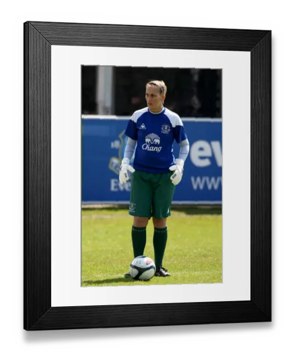 Framed Print : FA WSL Showdown at Arriva Stadium: Dramatic Performance by Everton Ladies Goalkeeper Danielle Hill vs. Lincoln Ladies (06 May 2012) Framed Print : FA WSL Showdown at Arriva Stadium: Dramatic Performance by Everton Ladies Goalkeeper Danielle Hill vs. Lincoln Ladies (06 May 2012)