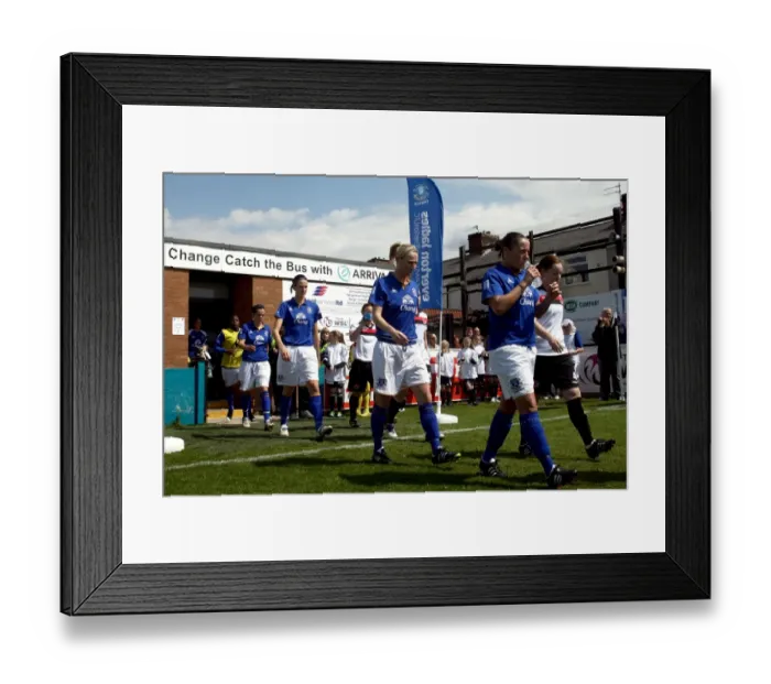 Framed Print : Everton Ladies Kick-Off at Goodison Park: FA WSL Match Against Lincoln Ladies (06 May 2012) Framed Print : Everton Ladies Kick-Off at Goodison Park: FA WSL Match Against Lincoln Ladies (06 May 2012)