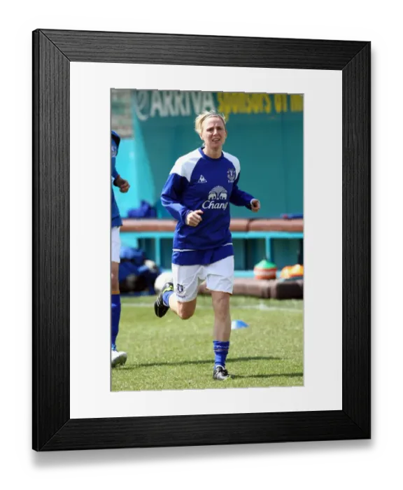 Framed Print : Lindsay Johnson in Action for Everton Ladies (06 May 2012 vs Lincoln Ladies) Framed Print : Lindsay Johnson in Action for Everton Ladies (06 May 2012 vs Lincoln Ladies)