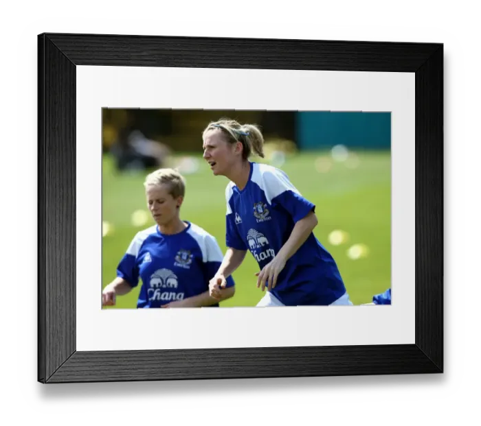 Framed Print : Everton Ladies vs. Lincoln Ladies: FA Women's Super League Showdown at Goodison Park (6 May 2012) Framed Print : Everton Ladies vs. Lincoln Ladies: FA Women's Super League Showdown at Goodison Park (6 May 2012)