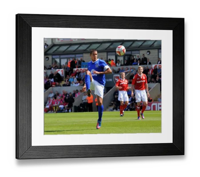 Framed Print : Jack Rodwell Scores Hat-trick: Everton's Pre-Season Victory over Morecambe at Globe Arena Framed Print : Jack Rodwell Scores Hat-trick: Everton's Pre-Season Victory over Morecambe at Globe Arena