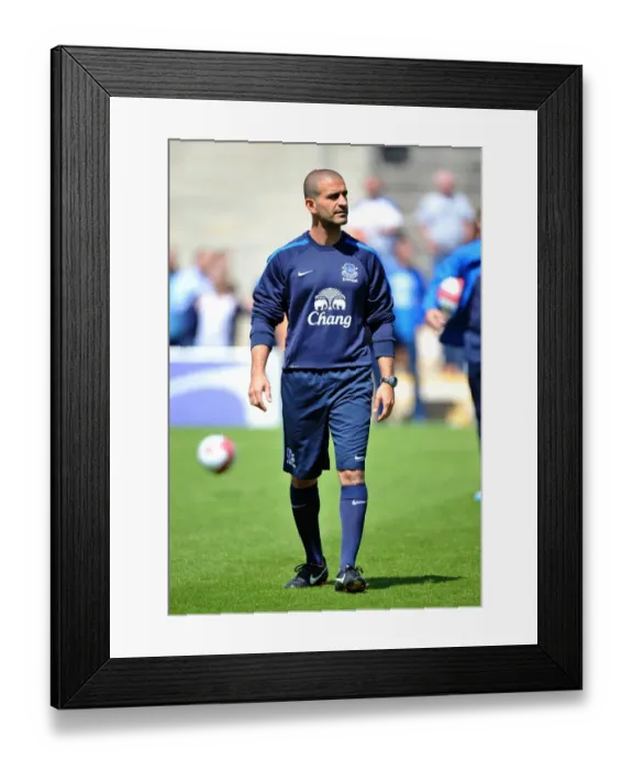 Framed Print : Everton FC's Steve Tashjian at Morecambe's Globe Arena: Pre-Season Friendly Framed Print : Everton FC's Steve Tashjian at Morecambe's Globe Arena: Pre-Season Friendly