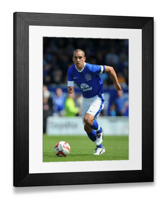 Framed Print : Everton FC: Leon Osman in Pre-Season Action at Globe Arena Against Morecambe Framed Print : Everton FC: Leon Osman in Pre-Season Action at Globe Arena Against Morecambe