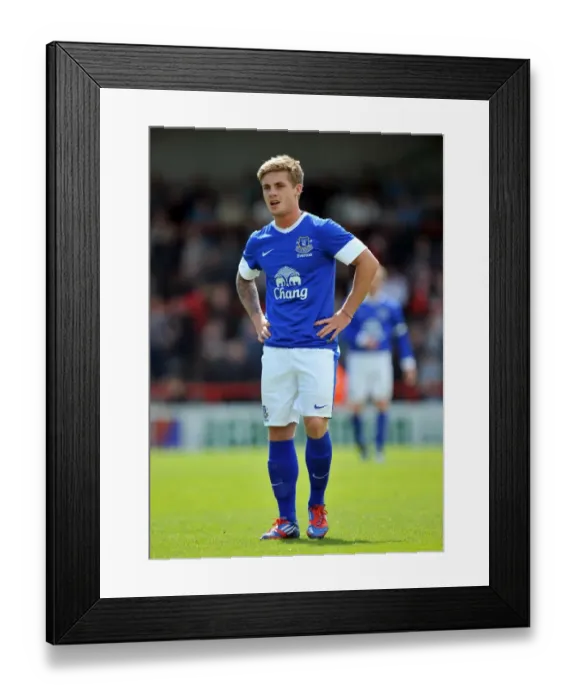 Framed Print : Conor McAleny in Action: Everton's Pre-Season Thriller at Morecambe's Globe Arena Framed Print : Conor McAleny in Action: Everton's Pre-Season Thriller at Morecambe's Globe Arena