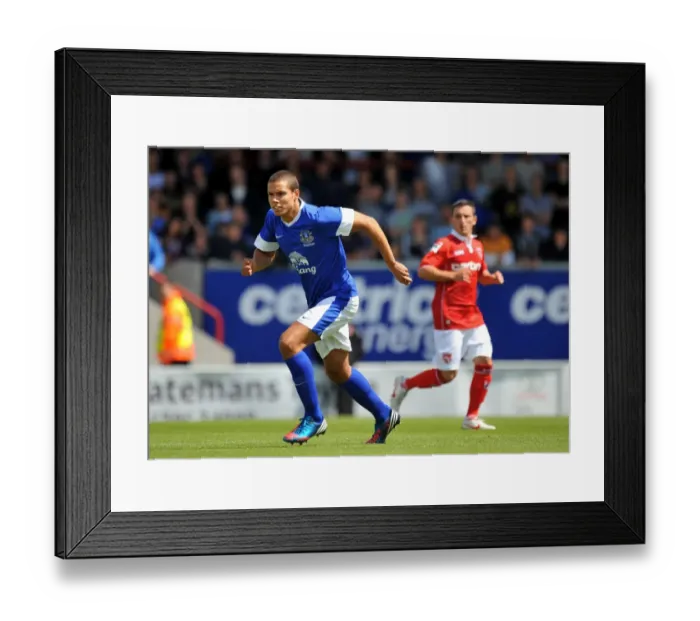 Framed Print : Jack Rodwell in Action: Everton's Pre-Season Triumph over Morecambe at Globe Arena Framed Print : Jack Rodwell in Action: Everton's Pre-Season Triumph over Morecambe at Globe Arena