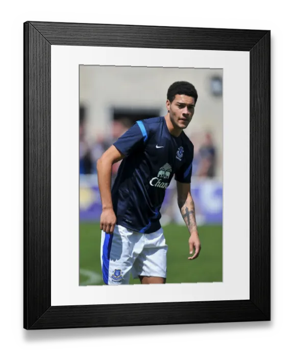 Framed Print : Anton Forrester's Star Performance: Everton's Pre-Season Triumph over Morecambe at Globe Arena Framed Print : Anton Forrester's Star Performance: Everton's Pre-Season Triumph over Morecambe at Globe Arena
