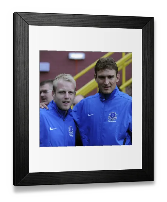 Framed Print : Everton's Naismith and Jelavic in Action: Pre-Season Friendly at Tannadice Park Framed Print : Everton's Naismith and Jelavic in Action: Pre-Season Friendly at Tannadice Park