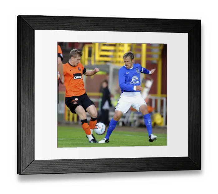 Framed Print : Phil Neville in Action: Everton's Pre-Season Clash with Dundee United at Tannadice Park Framed Print : Phil Neville in Action: Everton's Pre-Season Clash with Dundee United at Tannadice Park