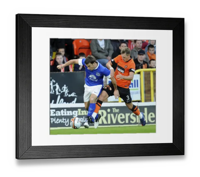 Framed Print : Seamus Coleman vs. Barry Douglas: A Pre-Season Battle at Tannadice Park - Everton vs. Dundee United Framed Print : Seamus Coleman vs. Barry Douglas: A Pre-Season Battle at Tannadice Park - Everton vs. Dundee United