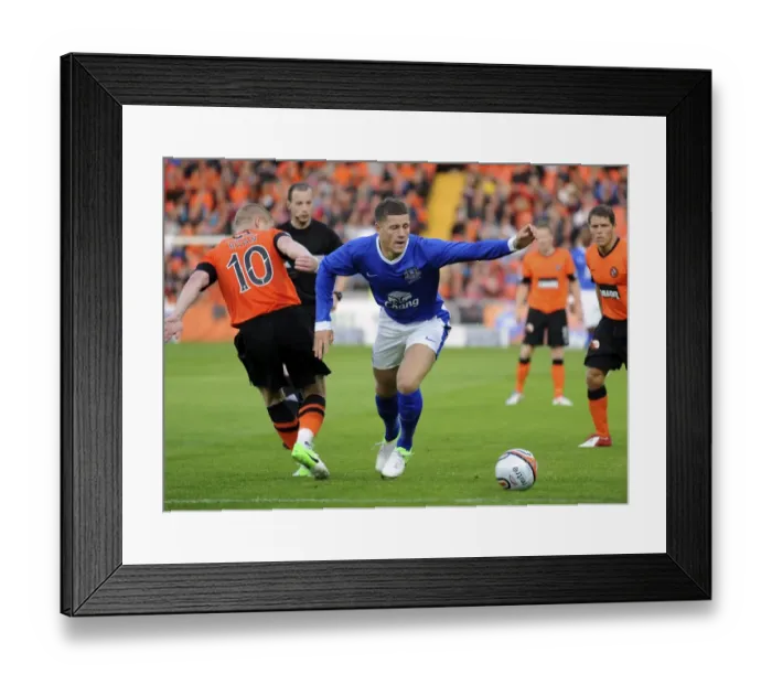 Framed Print : Everton's Ross Barkley Shines in Pre-Season Action at Dundee United's Tannadice Park Framed Print : Everton's Ross Barkley Shines in Pre-Season Action at Dundee United's Tannadice Park