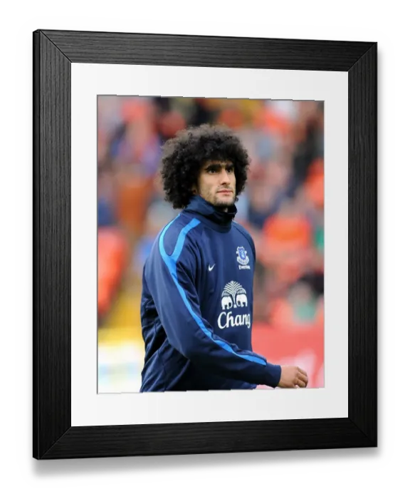Framed Print : Marouane Fellaini's Dominant Performance: Everton's Pre-Season Victory at Tannadice Park Framed Print : Marouane Fellaini's Dominant Performance: Everton's Pre-Season Victory at Tannadice Park