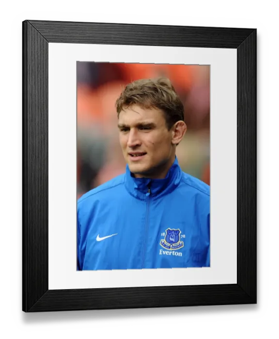 Framed Print : Nikica Jelavic Scores for Everton in Pre-Season Friendly against Dundee United at Tannadice Park
