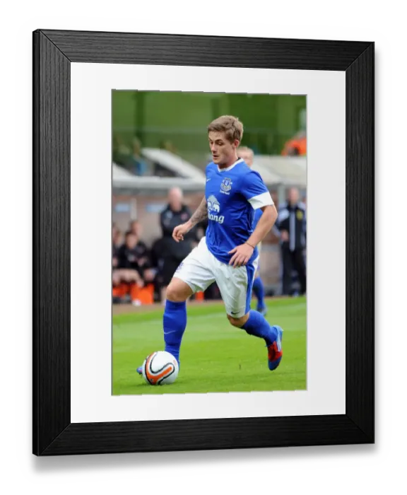 Framed Print : Conor McAleny in Action: Everton's Pre-Season Thriller at Tannadice Park Against Dundee United Framed Print : Conor McAleny in Action: Everton's Pre-Season Thriller at Tannadice Park Against Dundee United