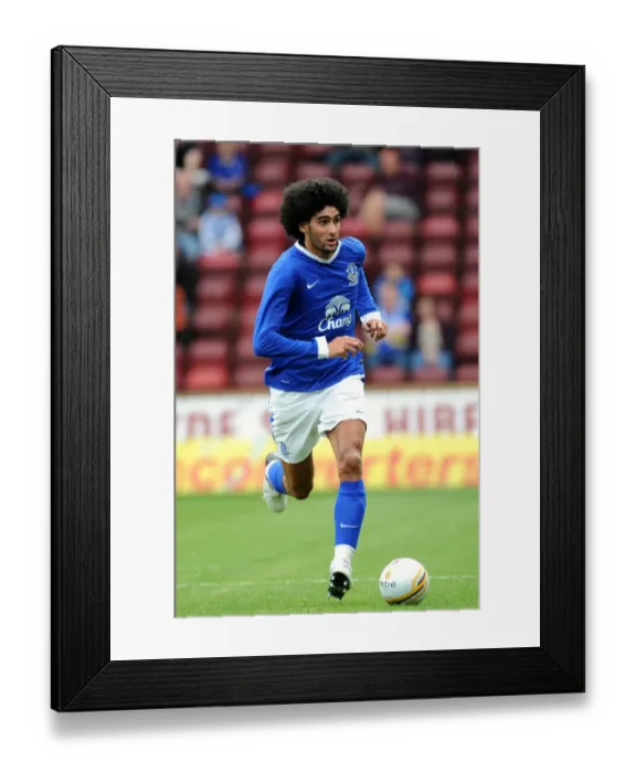 Framed Print : Marouane Fellaini in Action: Everton's Pre-Season Friendly against Motherwell at Fir Park Stadium Framed Print : Marouane Fellaini in Action: Everton's Pre-Season Friendly against Motherwell at Fir Park Stadium