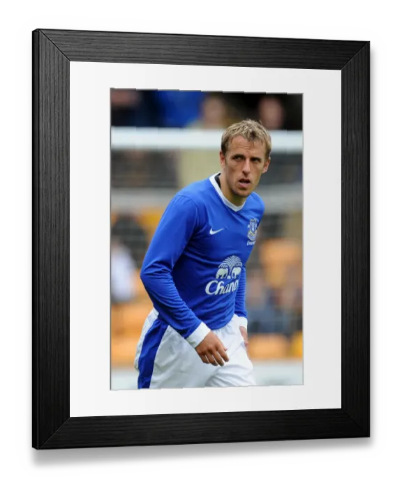 Framed Print : Phil Neville in Action: Everton vs. Motherwell - Pre-Season Friendly at Fir Park Stadium Framed Print : Phil Neville in Action: Everton vs. Motherwell - Pre-Season Friendly at Fir Park Stadium