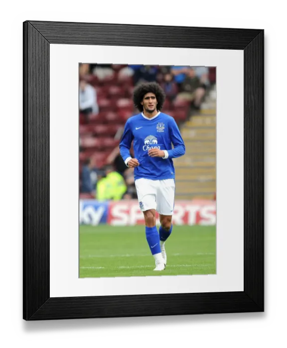 Framed Print : Marouane Fellaini's Thrilling Performance: Everton's Pre-Season Clash at Motherwell's Fir Park Stadium Framed Print : Marouane Fellaini's Thrilling Performance: Everton's Pre-Season Clash at Motherwell's Fir Park Stadium