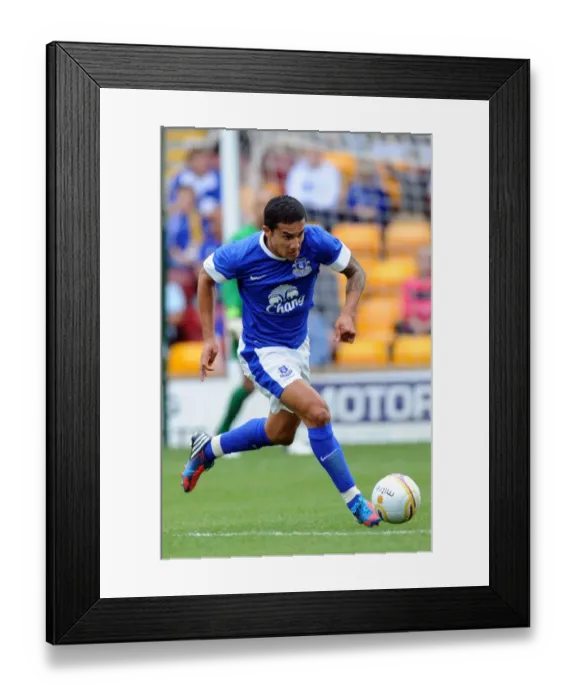 Framed Print : Tim Cahill's Pre-Season Battle at Fir Park: Everton vs Motherwell Framed Print : Tim Cahill's Pre-Season Battle at Fir Park: Everton vs Motherwell