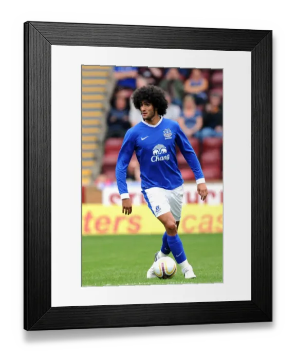 Framed Print : Marouane Fellaini in Action: Everton's Midfield Maestro at Fir Park Stadium (Pre-Season Friendly vs Motherwell) Framed Print : Marouane Fellaini in Action: Everton's Midfield Maestro at Fir Park Stadium (Pre-Season Friendly vs Motherwell)