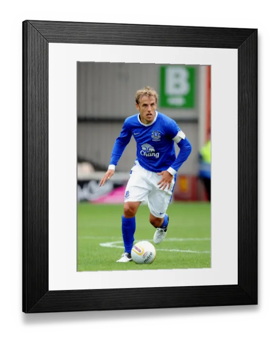 Framed Print : Everton's Phil Neville in Action at Fir Park: Everton vs. Motherwell (Pre-Season Friendly) Framed Print : Everton's Phil Neville in Action at Fir Park: Everton vs. Motherwell (Pre-Season Friendly)