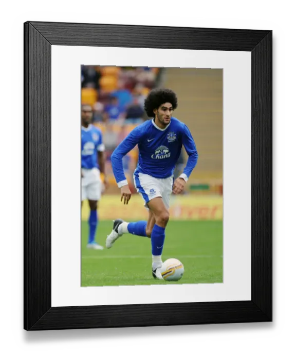 Framed Print : Marouane Fellaini in Action: Everton vs. Motherwell Pre-Season Friendly at Fir Park Stadium Framed Print : Marouane Fellaini in Action: Everton vs. Motherwell Pre-Season Friendly at Fir Park Stadium